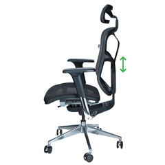 Ergonomická židle Business, šedá
