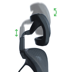 Ergonomická židle Business, bordová