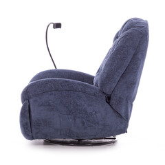 Štylové relaxační polohovací křeslo TRENDY - modré