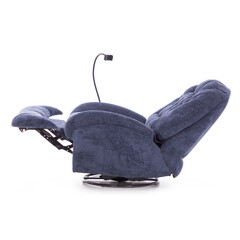 Štylové relaxační polohovací křeslo TRENDY - modré