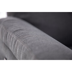 Relaxační polohovací křeslo COMFORT, antracitová látka