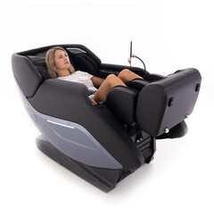 Masážní elektrické křeslo RelaxPro 3D MASSAGER, šedo-černé