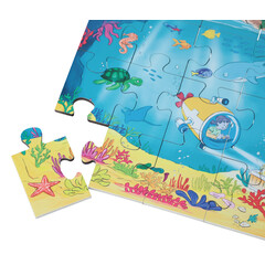 Edukační podlahové puzzle Z mořských hlubin do vesmíru od Beleduc