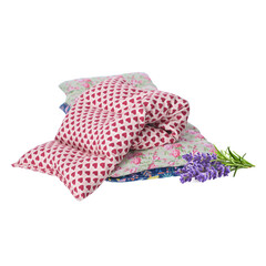 Hřejivý termo polštář UNIZDRAV Levandule Srdce