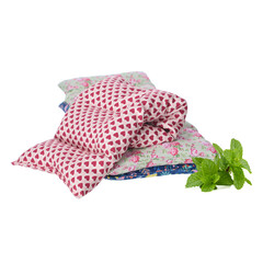 Hřejivý termo polštář UNIZDRAV Máta Květiny