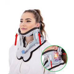 Trakční ortéza na krk a krční páteř + pumpička