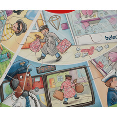 Vzdělávací puzzle Detektiv XXL od Beleduc.