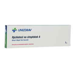 Profesionální rychlotest  na streptokok A, 1ks