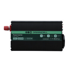 Měnič napětí Greencell 500W / 1000W do auta ke kyslikovému koncentrátoru na domácí použití