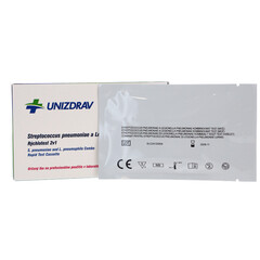 Streptococcus pneumoniae a Legionella pneumoniae  Kombinovaný test, 1ks