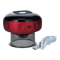 Automatický baňkovací přístroj s ohřevem a USB nabíjením.