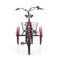 Tříkolové elektrické kolo Tornádo ZTECH, červené