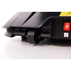 Masážní elektrické křeslo LUX 4D MASSAGER, modrozlaté (Zánovní kus)