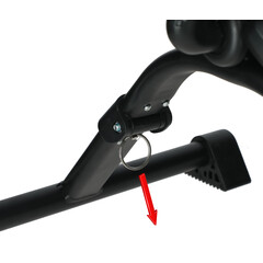 Šlapací trenažér s počítadlem, černý