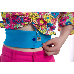 Dia pás na inzulínovou pumpu neprůhledný, modrý