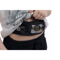 Dia pás na inzulínovou pumpu s okénkem, černý