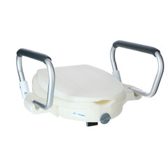 Zvyšovač WC UNIZDRAV se sklápěcími opěrkami, 12 cm