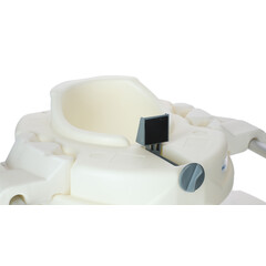 Zvyšovač WC UNIZDRAV se sklápěcími opěrkami, 12 cm