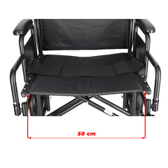 Invalidní vozík na převoz UNIZDRAV, 50 cm