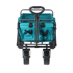 Skládací přepravní vozík s nosností 90kg, tyrkysový