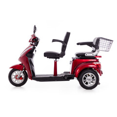 Elektrický tříkolový skútr CHAMPION DUO pro seniory a imobilní - výkonný 1000W motor  (Výstavní kus)