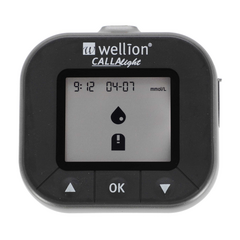 Glukomer Wellion Calla light, šedý