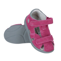 Dětská ortopedická obuv – typ 116 ružovo-šedá