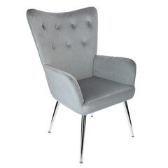 Relaxační křeslo s podnožkou Silver Luxury