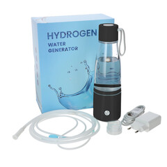 Láhev na výrobu vodíkové vody, černá