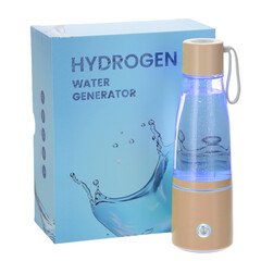 Láhev na výrobu vodíkové vody, bronzová