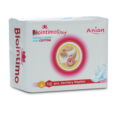 BIOINTIMO Aniontové hygienické vložky denní, 10 ks