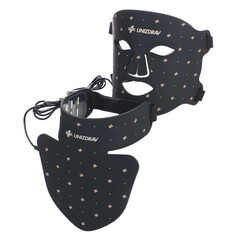 LED maska se světelnou terapií a NIR světlem na obličej a krk UNIZDRAV