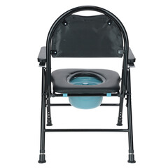 Toaletní židle skládací UNIZDRAV - POŠKOZENÍ NA SEDÁKU V MÍSTĚ ÚCHYTU