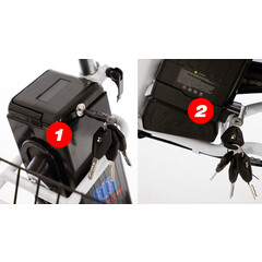 Tříkolové elektrické kolo Tornádo ZTECH, stříbrné