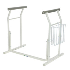 Toaletní opora s úložným košíkem UNIZDRAV