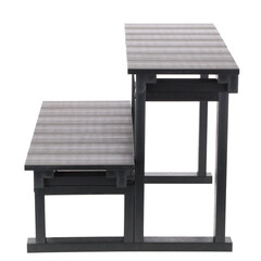 Dvoustupňové schůdky k vířivce