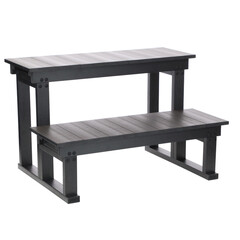 Dvoustupňové schůdky k vířivce