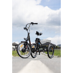 Tříkolové elektrické kolo Tornádo ZTECH, černé