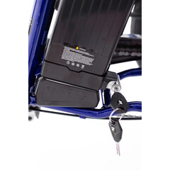 Tříkolové elektrické kolo Tornádo ZTECH, modré