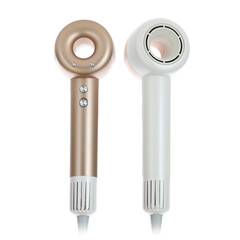 Fén na vlasy s ionizátorem vzduchu, zlato-bílý