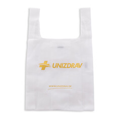 Skládací nákupní taška UNIZDRAV, bílá