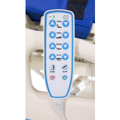 Elektrická polohovací postel Vertica s integrovanou baterií