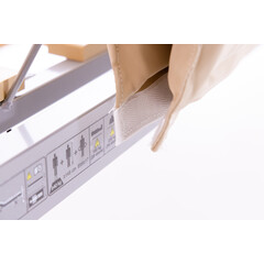 Ochranné návleky na bočnice postele se suchým zipem, 1 pár