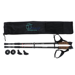 Trekingové hole, černé