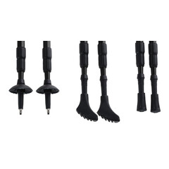 Trekingové hole, černé