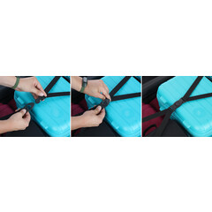 Cestovní kufr, tyrkysový