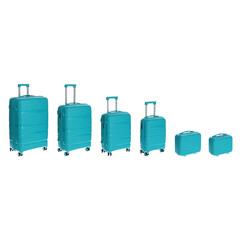 Cestovní kufr, tyrkysový