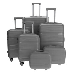 Cestovní kufr, šedý