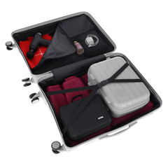 Cestovní kufr, šedý