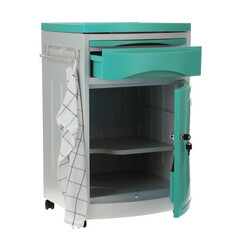 Noční stolek MEDIK plast, mentolový